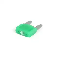 <h1>MINI FUSE WITH LED INDICATOR. GREEN, 30A</h1>

<p>Smaller than the standard ATC/ATo blade fuse. Housing approx. 8.5mm high x 11mm wide. Comes with a built-in LED indicator light that lights-up when the fuse is blown. No more hassle to detect a blown fuse in confined or dark spaces. Can be used as replacement for various H-D models and for use in any custom applications where mini fuses are used.</p>

<p>Fits: > UNIVERSAL</p>
