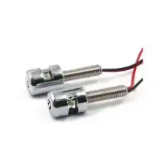 <h1>LICENSE PLATE LIGHT, LED. CHROME</h1>

<p>HOUSING: 13MM DIA, 17MM LONG, INCL WIRING</p>
