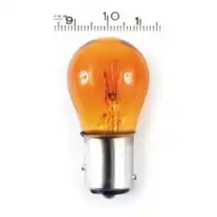 <h1>LIGHT BULB 12-VOLT. DUAL FILAMENT. AMBER</h1>

<p>- Turn signal/running light (32 candle power / 21 watt &amp; 3 candle power / 5 watt) - Amber glass - #1157 - Dual filament - 12 Volt.</p>
