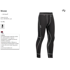 WOLAK H Underwear Longpants Black