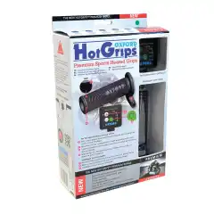 Varmeh&aring;ndtak spesiallaget for sportssykler. &Oslash;22.2mm styre. 114-123mm lengde. Oxford sin 5 stegs bryter med Battery Saving Mode.<br />
 